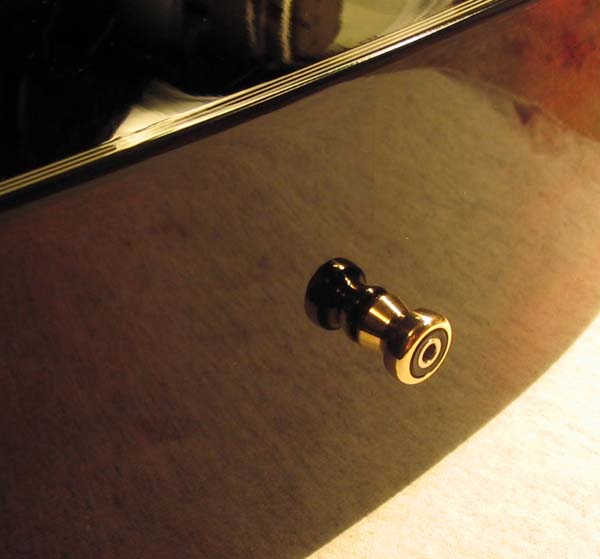 brass vintage jack in blueridge guitar